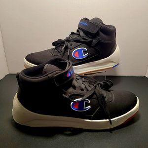 Champion Men's Super C Mid CVS (Size 11.5) BLACK/WHITE/GUM New SHOES / No Box